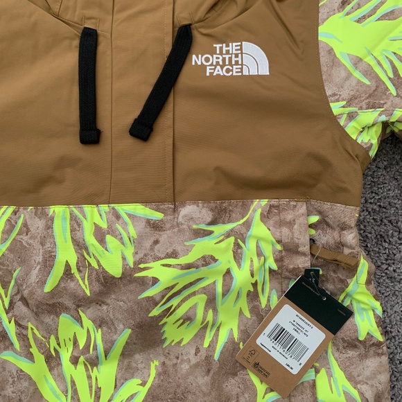 NWT The North Face Tanager Anorak Prairie Paintbrush Ski Hooded Jacket Zip Neck - Picture 3 of 10